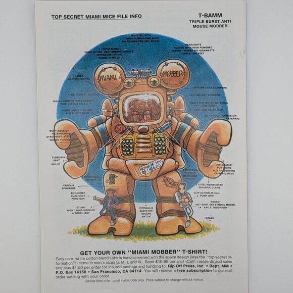 Miami Mice #2 (1986) – Mark Bodé's First Solo Comic! - Picture 2 of 2